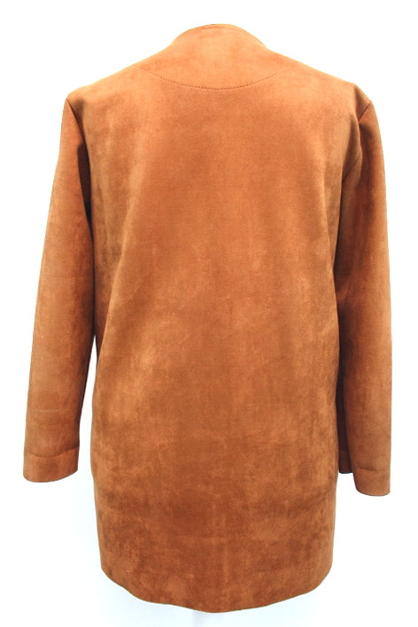 Veste ouverte aspect daim New Collection taille 54
