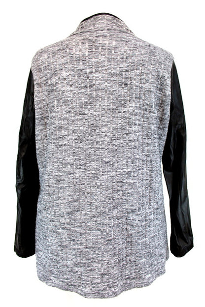 Veste ouverte bi-matière Mim taille 42