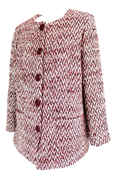 Veste tissage gros chevrons Maison du Jersey taille 42