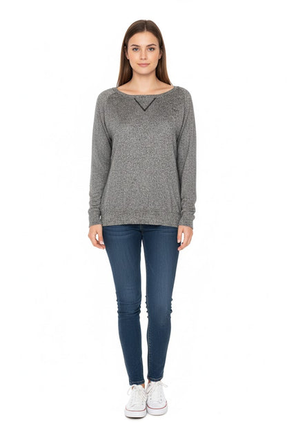 Top/T-shirt MISS LIBERTO Taille 36 / S Gris