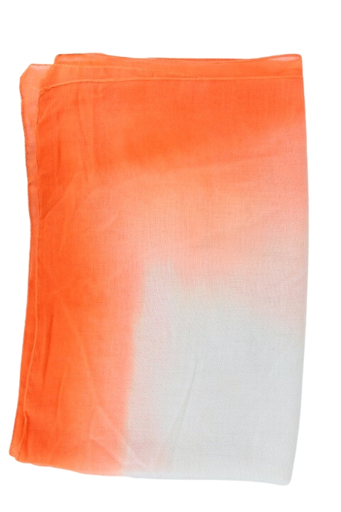 Paréo bicolore orange