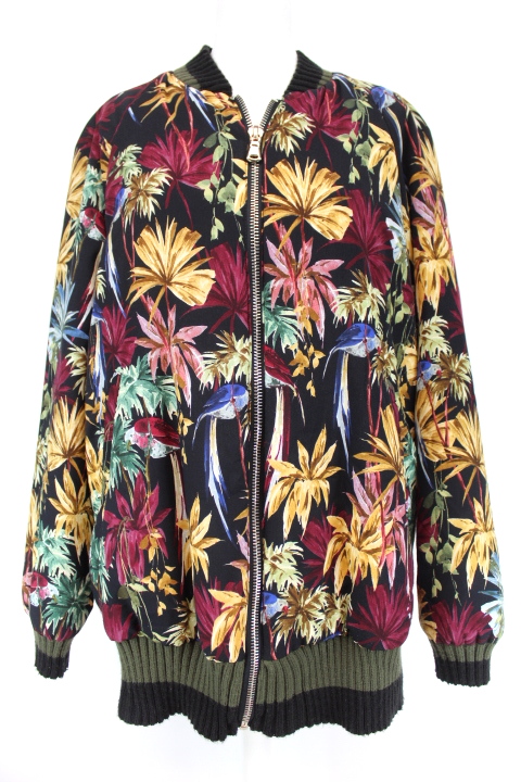 Blouson léger et fleuri - Zara - Taille M - Friperie seconde main