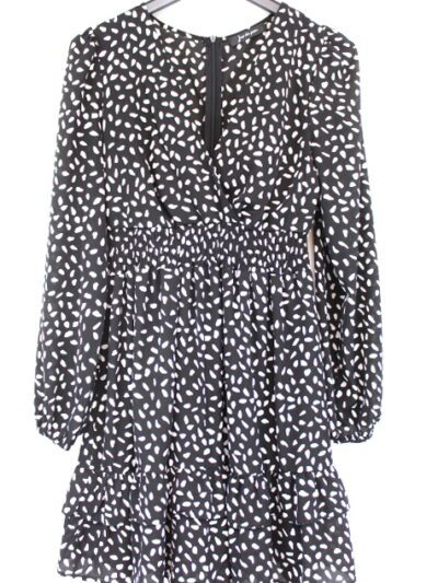 Robe légère volantée en bas Jus de Pom taille 40 - friperie femmes, vêtements d'occasion, seconde main