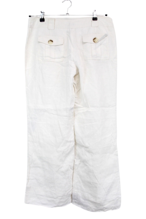 Pantalon en lin coupe large CAMAÏEU taille 4446