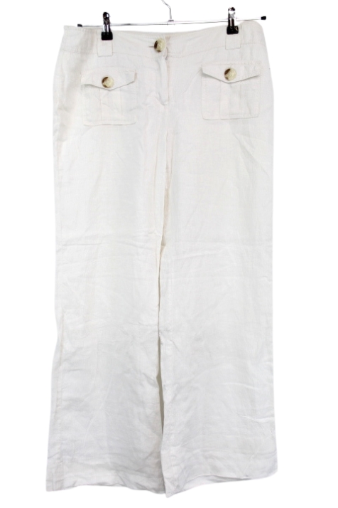 Pantalon en lin coupe large CAMAÏEU taille 4446 Orléans - Occasion - Friperie en ligne
