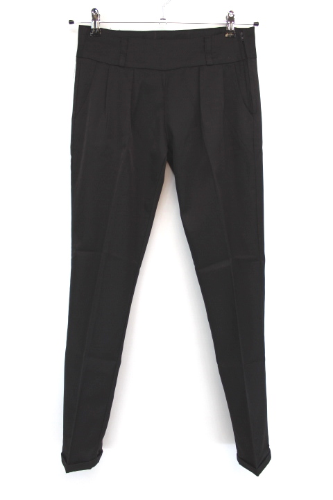 Pantalon fin à plis plats JENNYFER taille M - Vêtement de seconde main - Friperie en ligne