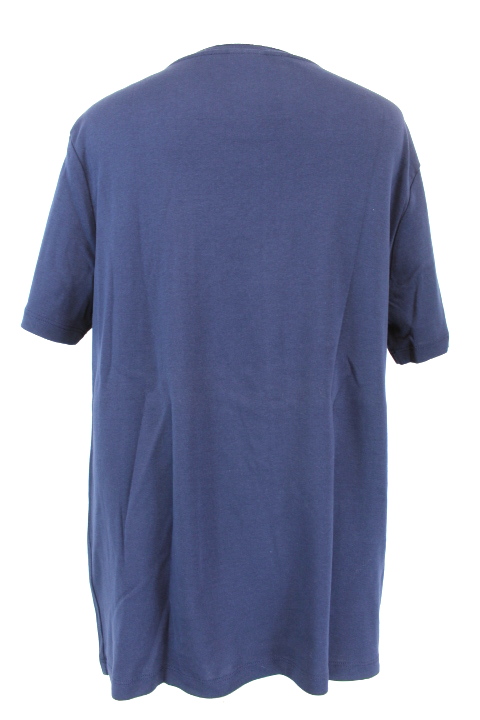 Tee-shirt 100% coton avec décoration en sequins - DAMART taille L - Vêtement de seconde main - Friperie en ligne