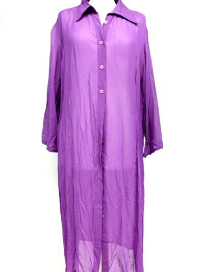 Chemise longue transparente EXPRESSO taille 46 - seconde main - friperie