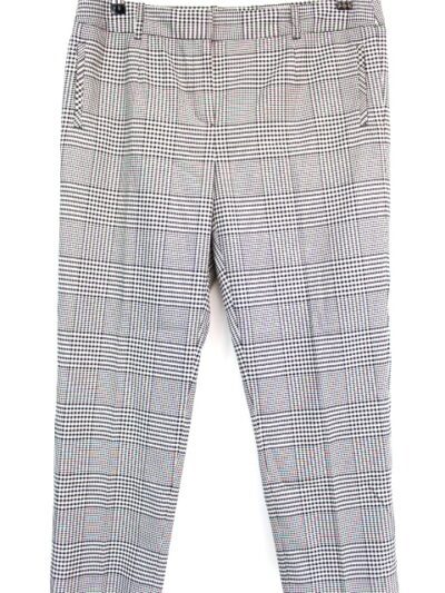 Pantalon pied de poule avec fausses poches UN JOUR AILLEURS taille 46 - Vêtement de seconde main - Friperie en ligne