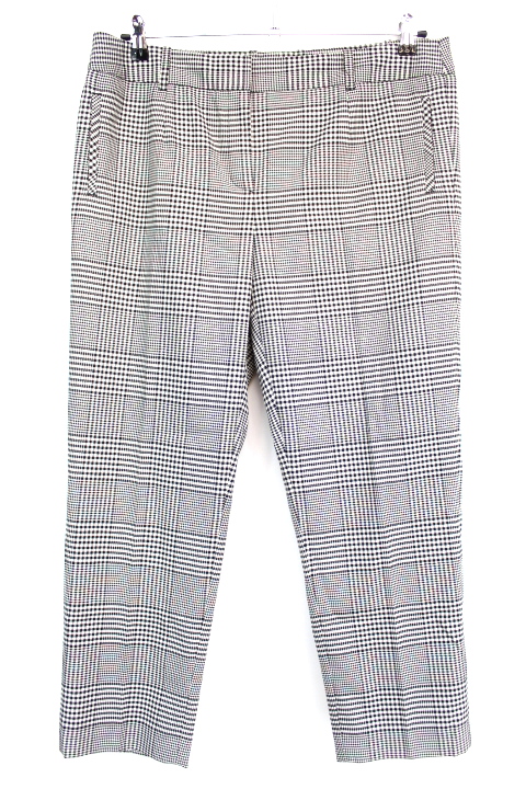 Pantalon pied de poule avec fausses poches UN JOUR AILLEURS taille 46 - Vêtement de seconde main - Friperie en ligne