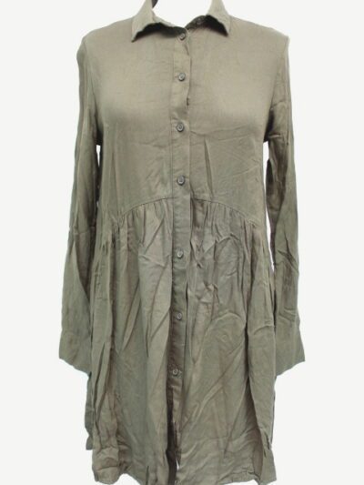 Robe chemise à empiècements - STRADIVARIUS taille 36 - Vêtement de seconde main – Friperie en ligne