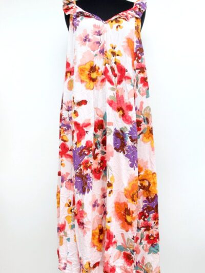 Robe longue à fleurs H&M taille S - seconde main - friperie