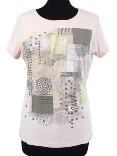 Tee-shirt en coton imprimé brillant ARMAND THIERY taille 3 Orléans - Occasion - Friperie en ligne