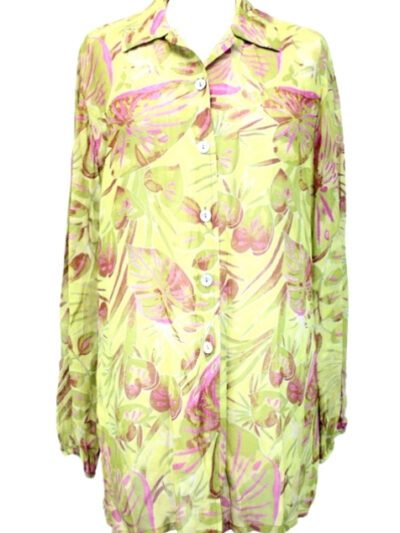 Chemise droite transparente (style robe de plage) 1.2.3 taille 42 - Vêtement de seconde main - Friperie en ligne