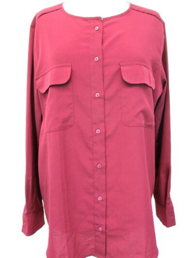 Chemise longue à col rond MANGO taille XL - Vêtement de seconde main - Friperie en ligne