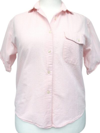 Chemise manches courtes en coton OLIVER GRANT taille 46 - seconde main - friperie