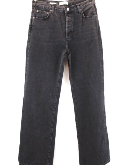 Pantalon 100% coton en jeans avec poches et fermeture éclaire MNG taille 42 - Vêtement de seconde main - Friperie en ligne