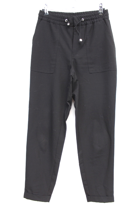 Pantalon coupe carotte avec ceinture élastique et cordon de serrage + 4 poches TALLY WEIJL taille 36 - Vêtement de seconde main - Friperie en ligne