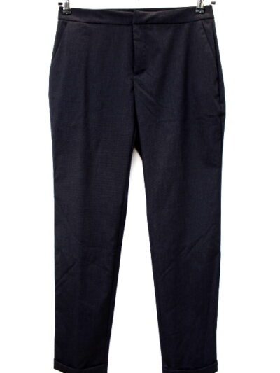 Pantalon coupe carotte avec poches et fermeture éclaire ZARA BASIC taille 36 - Vêtement de seconde main - Friperie en ligne