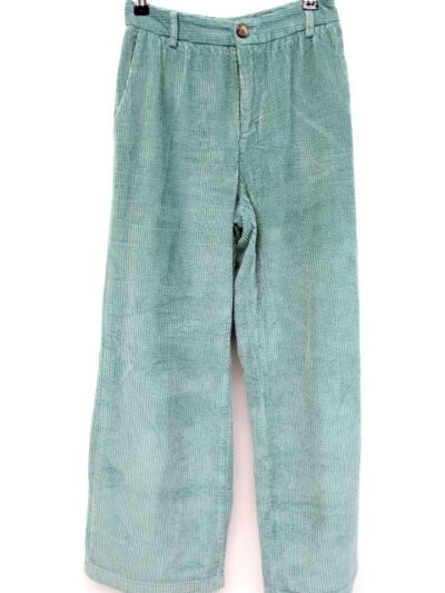 Pantalon en velours côtelé avec poches avants et fermeture éclaire GRACE & MILA taille M - Vêtement de seconde main - Friperie en ligne