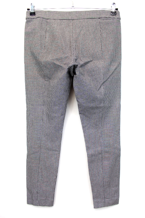 Pantalon prince de galles épais avec ceinture élastique et fausses poches H&M taille 42 - Vêtement de seconde main - Friperie en ligne