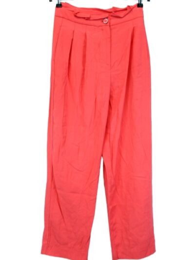 Pantalon taille haute over size avec poches et fermeture éclaire NAF NAF taille 36 - Vêtement de seconde main - Friperie en ligne