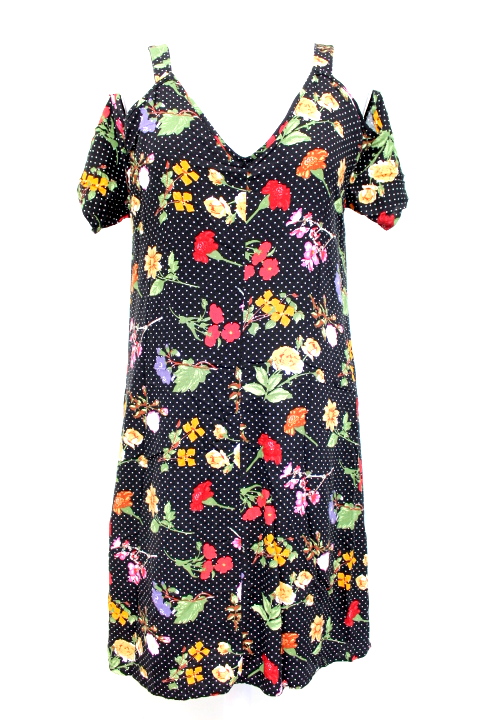 Robe à épaules dénudées Camaïeu taille 40