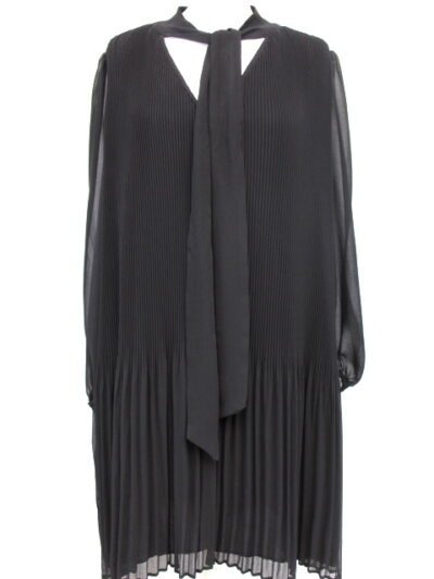 Robe droite à plis plats style "charleston" MNG taille M - Vêtement de seconde main - Friperie en ligne