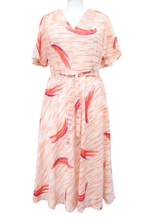 Robe imprimée légère ANN'ROSE taille 40-42 - seconde main - friperie