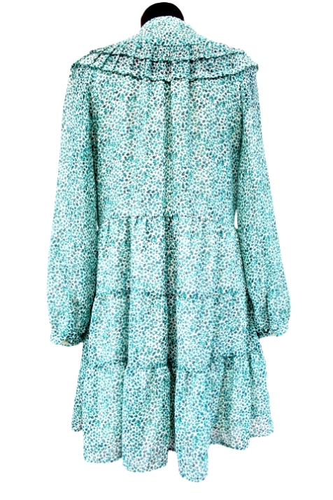 Robe légère droite avec volants ZARA taille XS - Vêtement de seconde main - Friperie en ligne