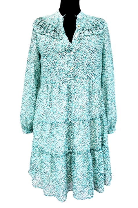 Robe légère droite avec volants ZARA taille XS - Vêtement de seconde main - Friperie en ligne