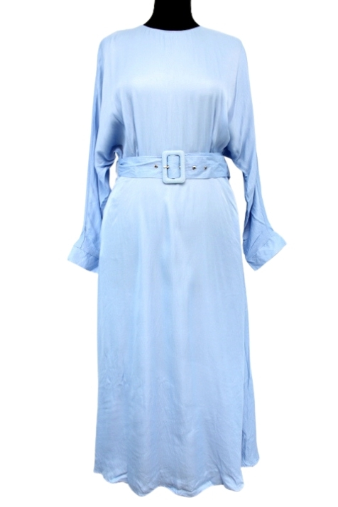 Robe longue avec ceinture ZARA taille S - seconde main - friperie