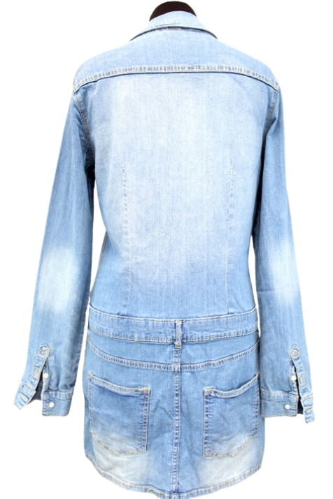 Robe taille basse en jeans avec 6 poches H&M taille 38 - Vêtement de seconde main - Friperie en ligne