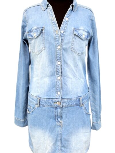 Robe taille basse en jeans avec 6 poches H&M taille 38 - Vêtement de seconde main - Friperie en ligne