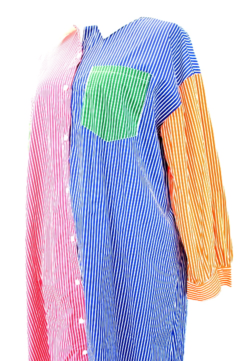 Robe à rayures multicolore BUBBLEE taille TU Neuf