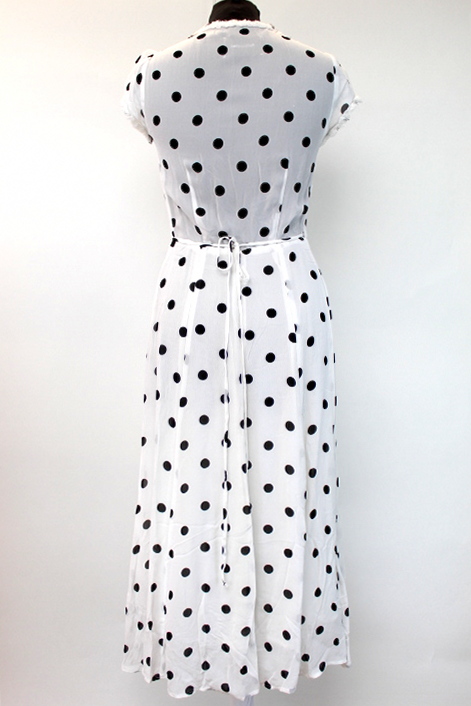 Robe décolletée à pois REFORMATION taille XS