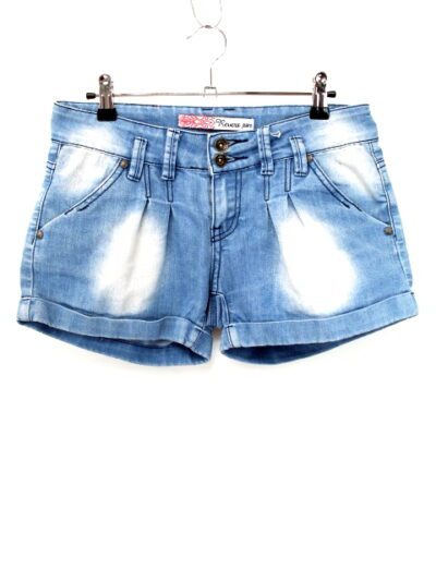 Short en jean REVERS JEANS taille 38 - seconde main - friperie