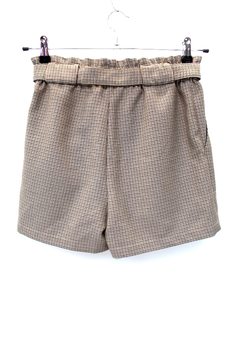 Short taille haute avec ceinture sans boutonnage + poches avants BONOBO taille 34 - Vêtement de seconde main - Friperie en ligne