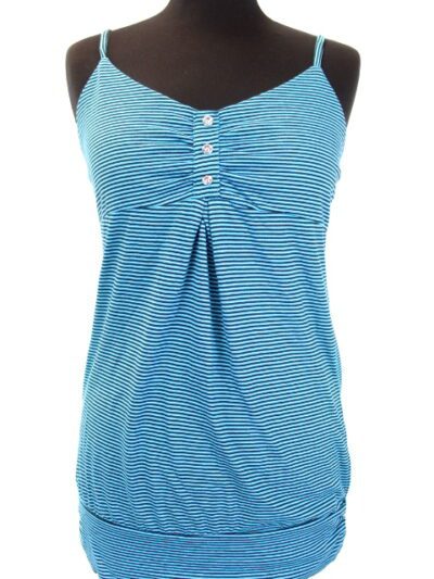 Top à rayures à bretelles BLU DEISE taille LXL Orléans - Occasion - friperie en ligne